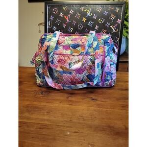 NWT Vera Bradley Stroll Around Baby Bag In Superbloom Removable Diaper Pad